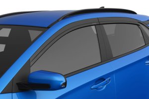 Hyundai Kona Window Vents - Husky Liners - Low Profile - Smoke - `20-`23 Hyundai Kona Window Vents - Husky Liners - Low Profile - Smoke - `20-`23